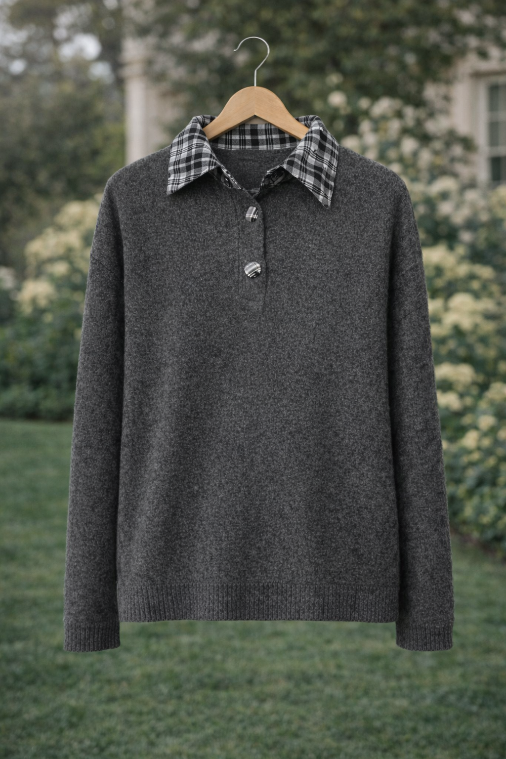 in April - Pull Calyxte (gris)