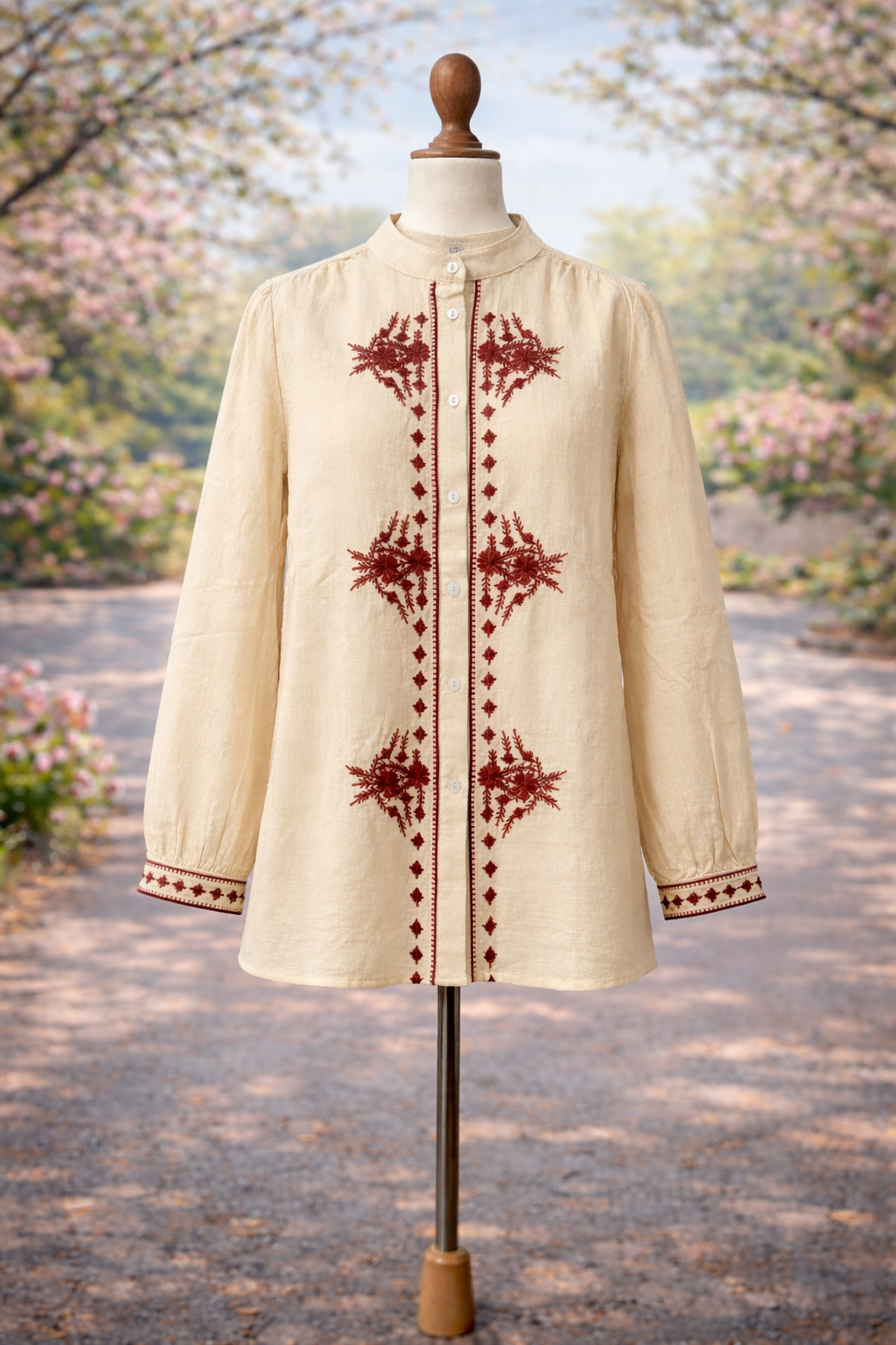 in April - Chemise Edna  (Beige)