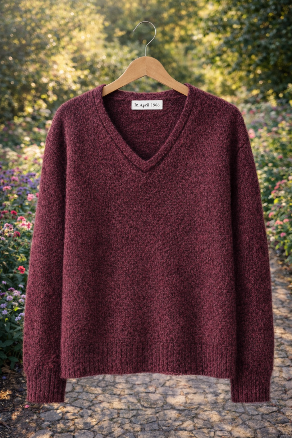 in April - Pull Maille Kamil (Bordaux)