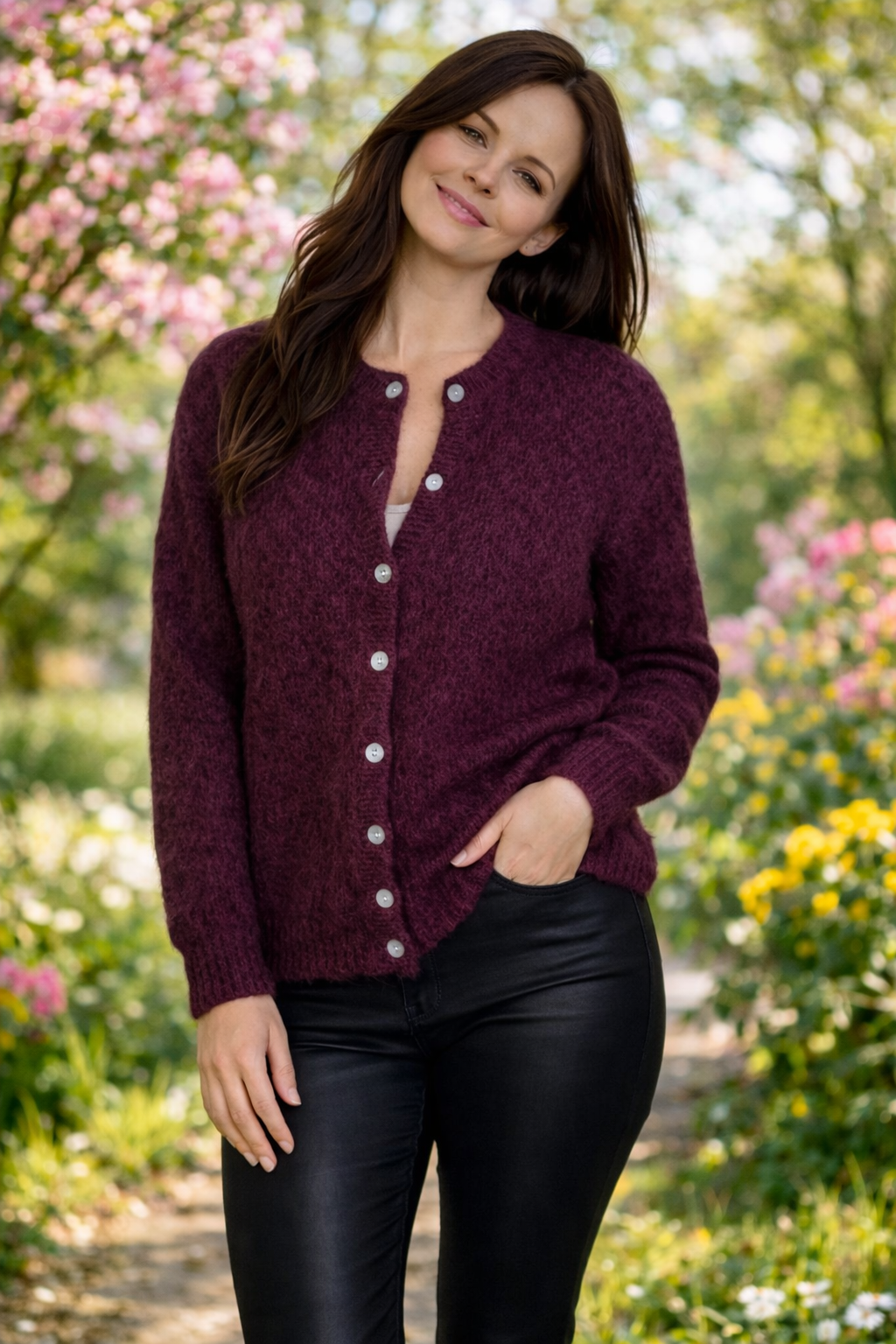 in April - Gilet Maille Elouan (Bordeaux)