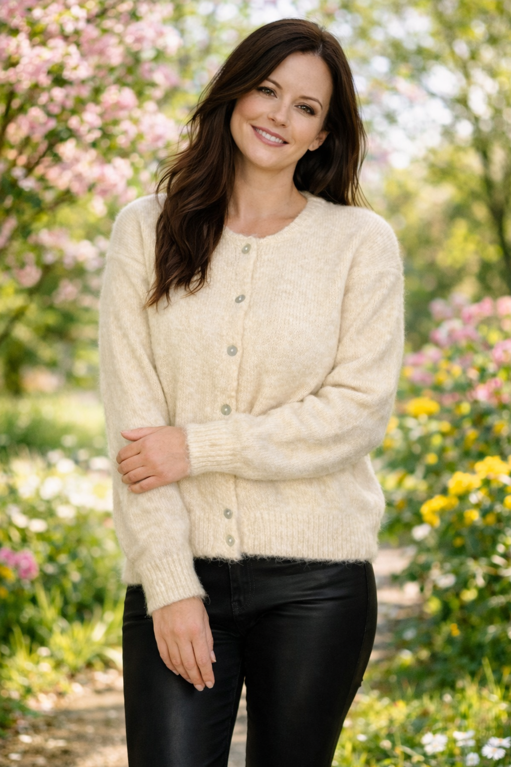 in April - Gilet Maille Margot (Beige)