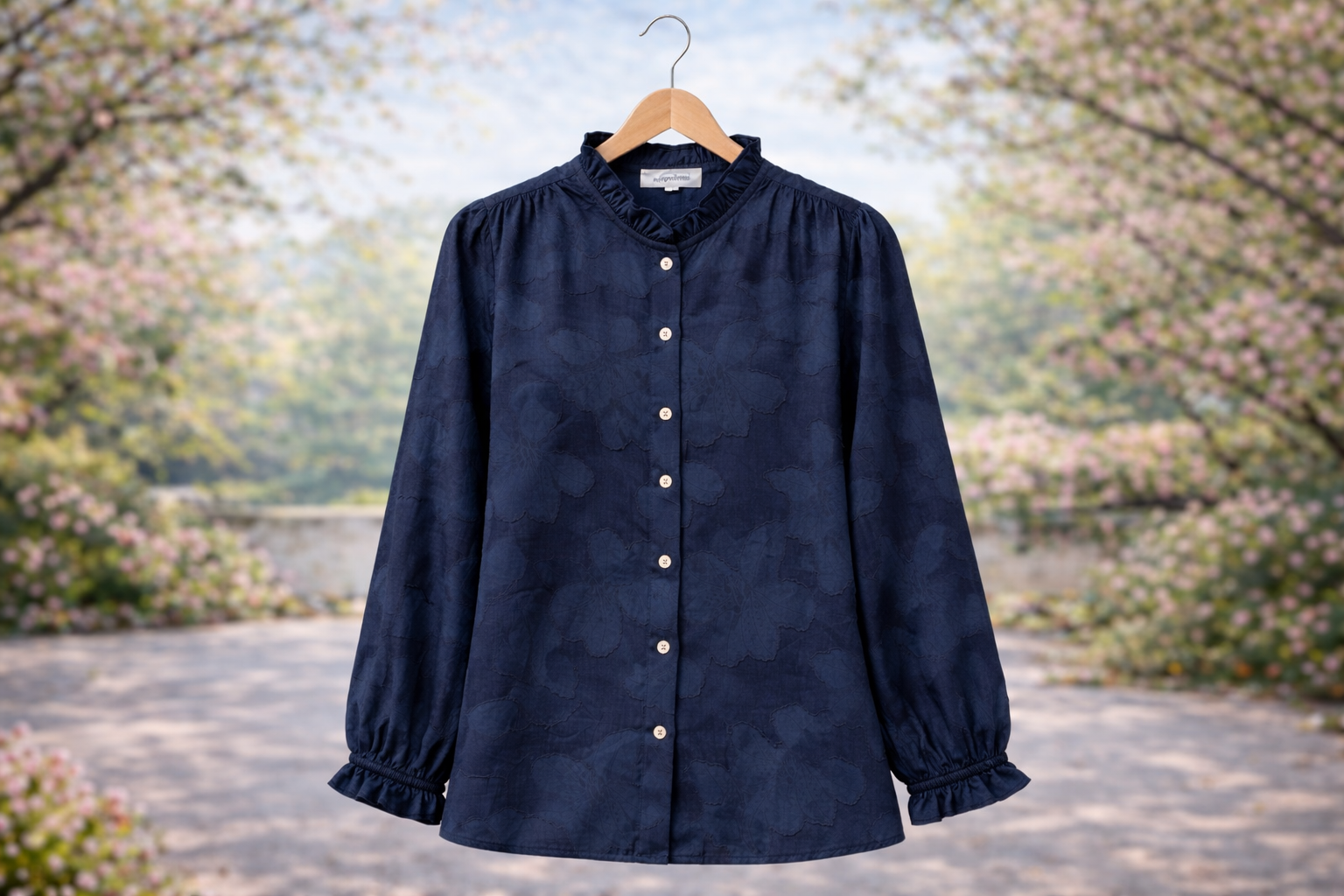 in April - Chemise (Bleu)