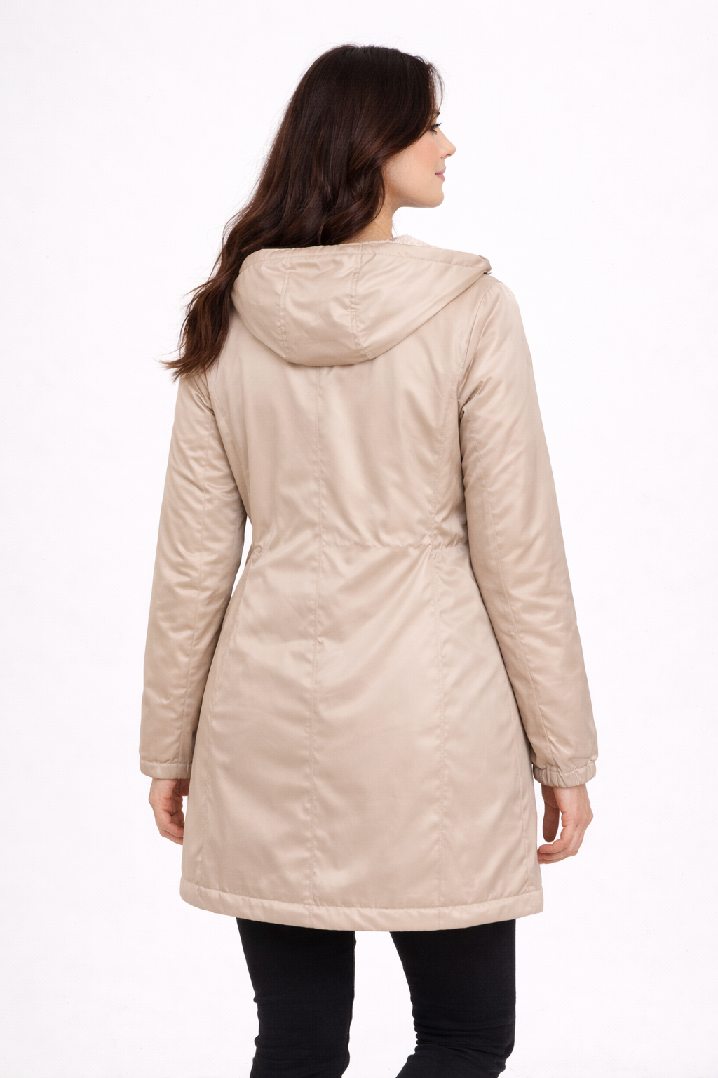 LAURA JO - Imperméable fourré long (beige)